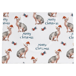 Sphynx Haarloze Kat Sinterklaas Pet Kerst Groot Cadeauzakje