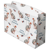 Sphynx Haarloze Kat Sinterklaas Pet Kerst Groot Cadeauzakje (Achterkant Gekanteld)