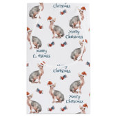 Sphynx Haarloze Kat Sinterklaas Pet Kerst Klein Cadeauzakje (Achterkant)