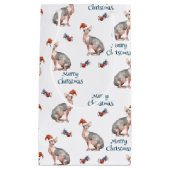 Sphynx Haarloze Kat Sinterklaas Pet Kerst Klein Cadeauzakje (Voorkant)