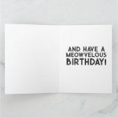 SPHYNX HAIRLESS CAT BIRTHDAY-WENSKAARTEN KAART (Binnen)