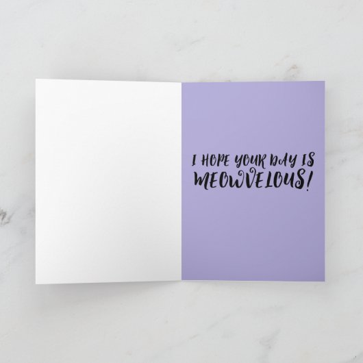 SPHYNX HAIRLESS CAT BIRTHDAY-WENSKAARTEN KAART (Binnen)