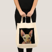 SPHYNX HAIRLESS CAT-CANVAS TAS (Voorkant (product))