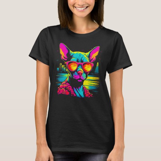 Sphynx Hairless Cat Summer T-shirt (Voorkant)