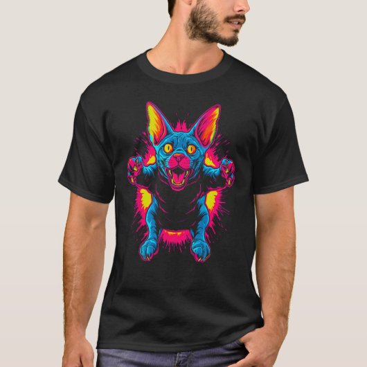 Sphynx Hairless Cat T-shirt (Voorkant)