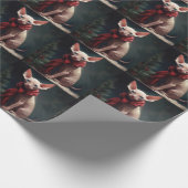Sphynx Hond in Sneeuw Kerstmis Cadeaupapier (Hoek)