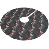 Sphynx Hond in Sneeuw Kerstmis Kerstboom Rok (Gekanteld)