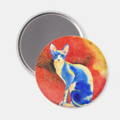 Sphynx kat #1 magneet (Voorkant / Achterkant)