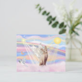 Sphynx Kat 1 - Wolken Briefkaart (Staand voorkant)