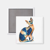 Sphynx Kat 6 Magneet (Voorkant / Achterkant)