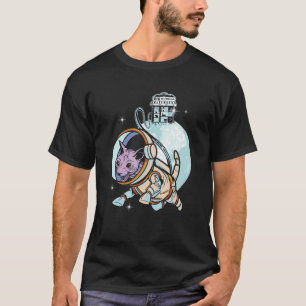 Sphynx Kat Astronaut Ruimte Sterrenstelsel Katten T-shirt