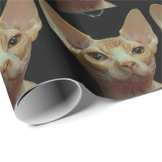 sphynx-kat cadeaupapier (Rol Hoek)