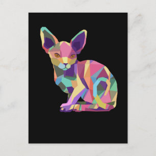 Sphynx-kat-cadeaus voor vrouwen en Mannen Sphynxka Briefkaart