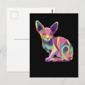 Sphynx-kat-cadeaus voor vrouwen en Mannen Sphynxka Briefkaart (Voorkant / Achterkant)