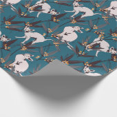 sphynx kat grappig kids patroon cadeaupapier (Hoek)