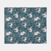 Sphynx kat grappige kids patroon fleece deken (Voorkant (Horizontaal))