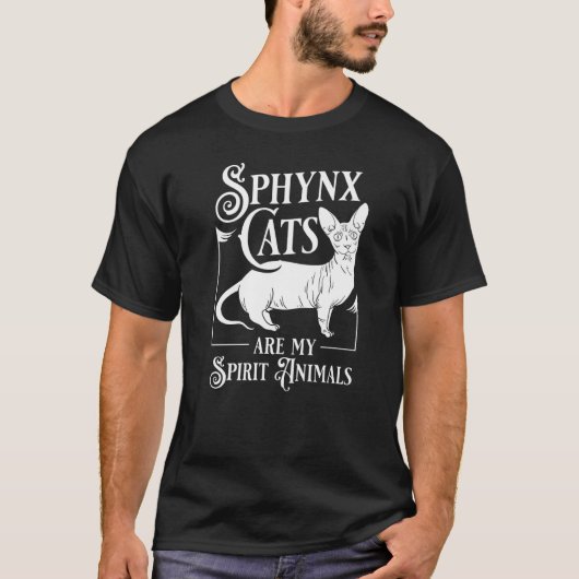 Sphynx kat haarloos kitten Egypte T-shirt (Voorkant)