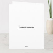 SPHYNX KAT HAARLOZE KAT grappig schattig Wenskaart Kaart (Achterkant)