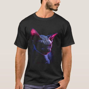 Sphynx kat Halloween kostuum grappig griezelig eng T-shirt