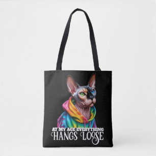 Sphynx Kat Hang Losse Verjaardag Tote Bag