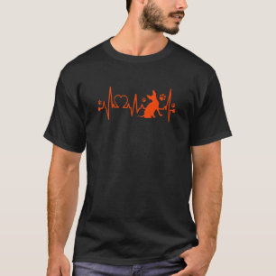 Sphynx Kat Hartslag Sphynx Katten Mam T-shirt