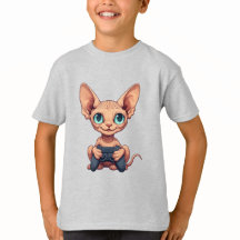 Sphynx kat houdt gamecontroller vast