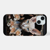 Sphynx-kat iPhone 15 Case (Achterkant horizontaal)