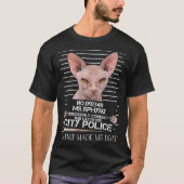 Sphynx kat kattenkruid liet me doen Sphynx kat pap T-shirt (Voorkant)