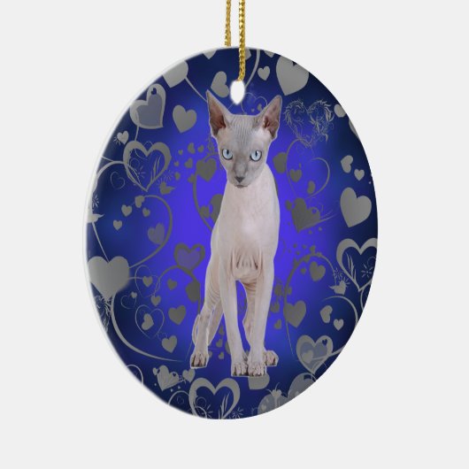 Sphynx-kat Keramisch Ornament (Rechts)