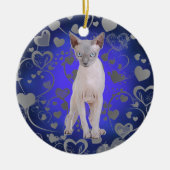 Sphynx-kat Keramisch Ornament (Voorkant)