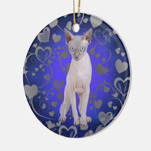 Sphynx-kat Keramisch Ornament (Links)