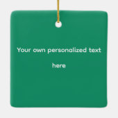 Sphynx Kat Kerstmis Keramisch Ornament (Achterkant)