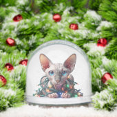 Sphynx Kat Kerstmis Sneeuwbol (Kerstmis)