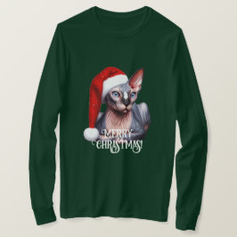 Sphynx Kat Kerstmis T-shirt