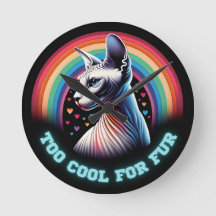 Sphynx kat kunst 'Te Cool' 