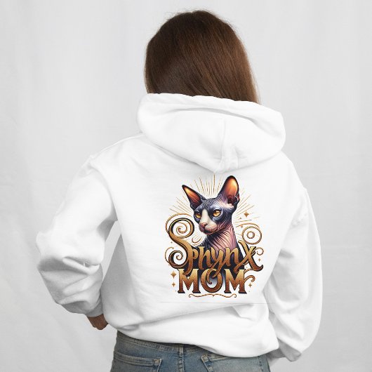 Sphynx Kat Moeder Dames Hoodie