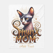Sphynx Kat Moeder Deken Moederdag (Voorkant)