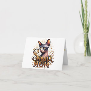Sphynx Kat Moeder Moederdag Kaart