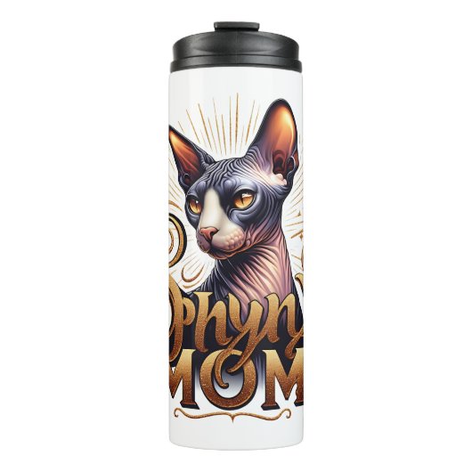 Sphynx Kat Moeder Moederdag Reis Mok Tumbler (Voorkant)