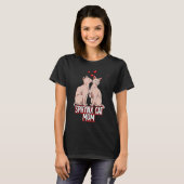 Sphynx Kat Moeder T-shirt (Voorkant volledig)