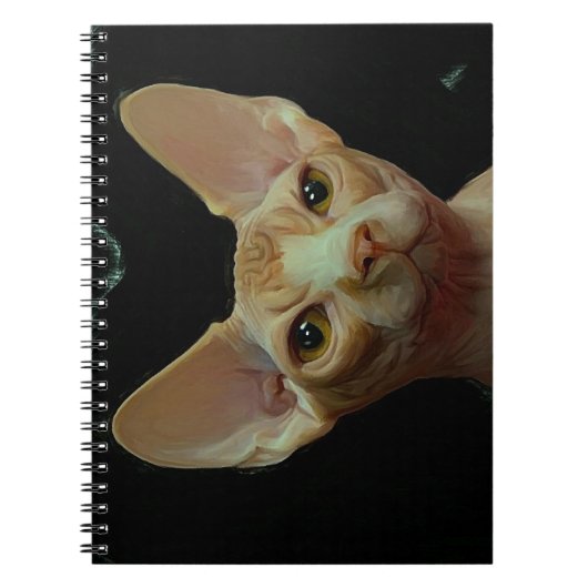 sphynx-kat notitieboek (Voorkant)