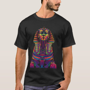 Sphynx Kat Pharao Egypte Popart T-shirt