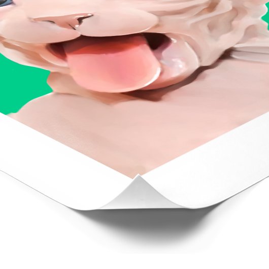 Sphynx-kat Poster (Hoek)