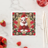 Sphynx Kat Santa Elf door AI Servet (Insitu)