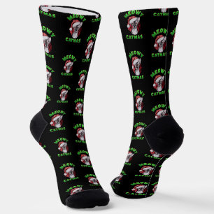 Sphynx Kat Santa Meowy Kerstmis Duurzame Vrouwen Sokken