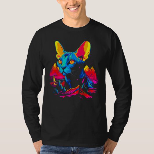 Sphynx kat t-shirt (Voorkant)