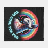  Sphynx Kat Te Koud Regenboog Harten Grappig  Fleece Deken (Voorkant (Horizontaal))