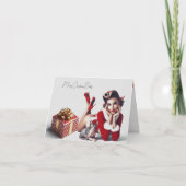 Sphynx Kat Volwassen Kerstkaart Bedankkaart (Voorkant)