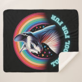 Sphynx Kat Warm  Sherpa Deken (Voorkant (horizontaal))