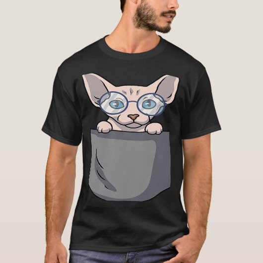 Sphynx Kat Zak T-shirt (Voorkant)